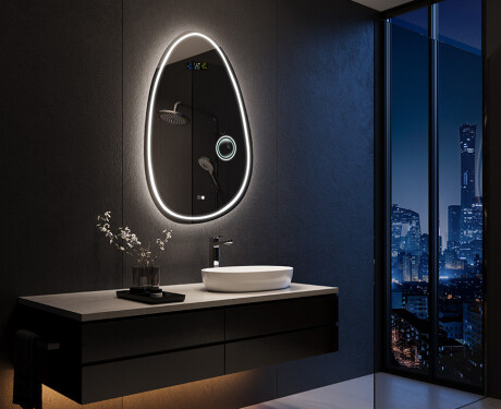 Neregulārais spogulis ar LED apgaismojumu, dekoratīvs dizains SF223 #4