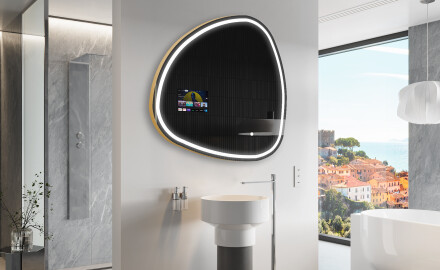 Inteligentne Lustro Nieregularne LED SMART J223 Google