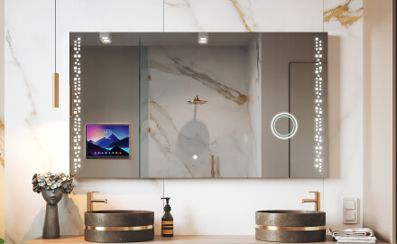 Moderns LED Spogulis ar iPad Displine L38 rāmi