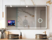 Taisnstūra viedais LED Apple spogulis ar Displine L49 rāmi