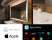 Vannas istabas LED spogulis ar apgaismojumu SMART L77 Apple #2