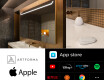 Inteligentne Lustro Łazienkowe Podświetlane Prostokątne LED Smart L128 Apple #2