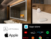 Vannas istabas LED spogulis ar apgaismojumu SMART L129 Apple #2