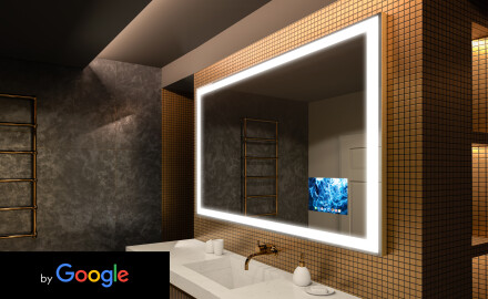 Inteligentne Lustro Łazienkowe Smart Google Z Oświetleniem LED L01