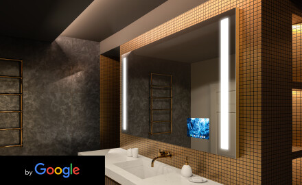 Lustro Łazienkowe Podświetlane Smart L02 Seria Google