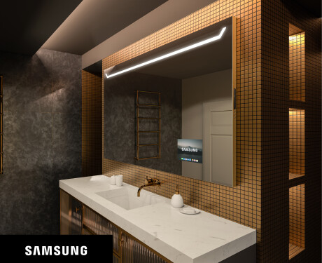 Inteligentne Lustro Łazienkowe Podświetlane LED Smart L128 Samsung