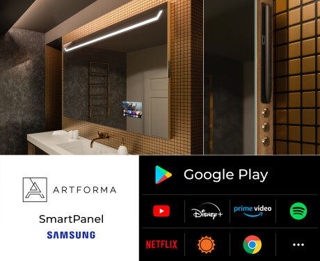 Inteligentne Lustro Łazienkowe Podświetlane LED Smart L128 Samsung #2
