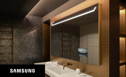 Inteligentne Lustro Łazienkowe Podświetlane LED Smart L128 Samsung
