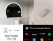 SMART pusapaļš vannas istabas spogulis LED W222 Google #2