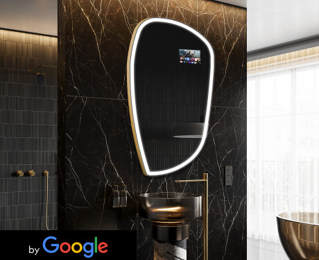 Inteligentne Lustro Nieregularne LED SMART I222 Google