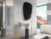 SMART neregulārs vannas istabas spogulis LED I223 Google #5