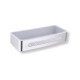 Groziņš 29x12x5,5 / pulēta tērauda / balts plastmasas ieliktnis #1