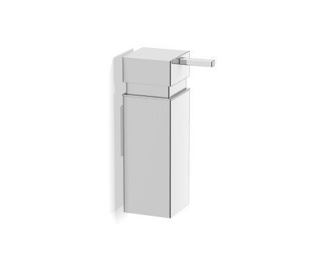 Šķidrā ziepju dozators 0,25 l / kvadrātveida / hromēts
