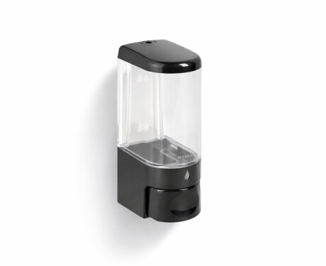 Šķidrā ziepju dozators 0,25 l / melns, spīdīgs ABS