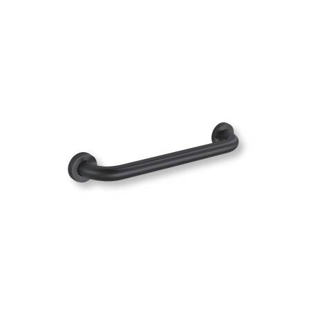 Atbalsta margas cilvēkiem ar invaliditāti, Ø32, taisnas, STANDARD – 40 cm / nerūsējošais tērauds, matēti melns #1
