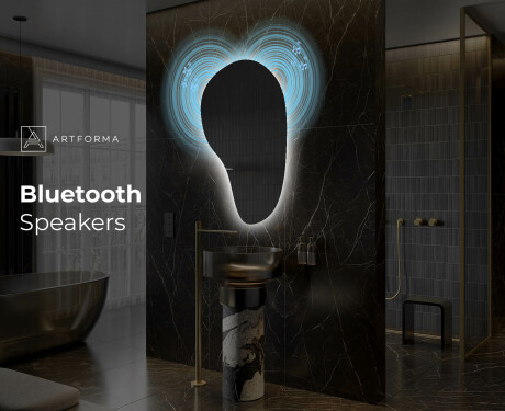 Neregulārais spogulis ar LED apgaismojumu, dekoratīvs dizains S221 #6