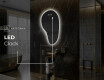 Neregulārais spogulis ar LED apgaismojumu, dekoratīvs dizains S221 #7