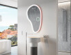 Neregulārais spogulis ar LED apgaismojumu dekoratīvs dizains S222 #4