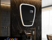 Nieregularne Lustro Łazienkowe LED SMART Z222 Google