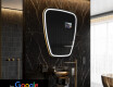 Nieregularne Lustro Łazienkowe LED SMART Z223 Google