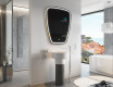 Nieregularne Lustro Łazienkowe LED SMART Z223 Google #5