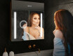 Szafka łazienkowa z lustrem LED L02 Emily 66,5 x 72cm #9