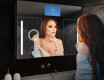 Gudrs LED apgaismots spoguļstikls - L02 Sarah 100 x 72cm #10