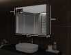 Szafka łazienkowa z lustrem Smart LED - L55 Sarah 100 x 72cm #3
