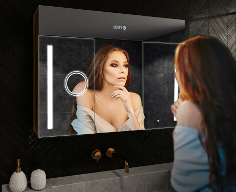 LED apgaismots spoguļstikls - L02 Emily 100 x 72cm #9