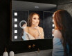 SZAFKA ŁAZIENKOWA Z LUSTREM LED - L03 EMILY 100 x 72cm #9