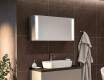 LED apgaismots spoguļskapītis Sofia 100 x 50cm