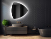 Lustro LED nieregularne z oświetleniem na ścianę T221 #2