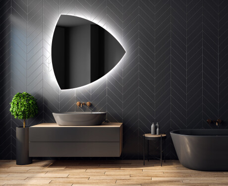 Lustro LED nieregularne z oświetleniem na ścianę T221 #2
