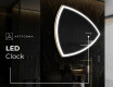 Neregulārais spogulis LED apgaismots dekoratīvais dizains T222 #9