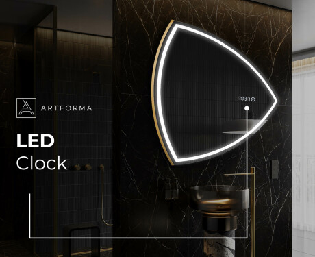 Neregulārais spogulis ar LED apgaismojumu, dekoratīvs dizains T223 #9