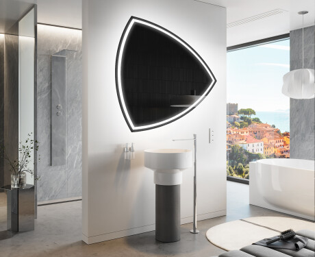 Neregulārais spogulis ar LED apgaismojumu, dekoratīvs dizains T223 #9