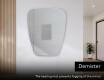 Neregulārais spogulis ar LED apgaismojumu dekoratīvs dizains Z221 #8
