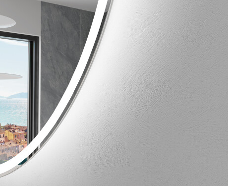Neregulārais spogulis ar LED apgaismojumu dekoratīvs dizains Z222 #2
