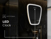 Neregulārais spogulis ar LED apgaismojumu dekoratīvs dizains Z222 #8