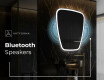 Neregulārais spogulis ar LED apgaismojumu dekoratīvs dizains Z222 #5