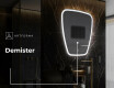 Neregulārais spogulis ar LED apgaismojumu dekoratīvs dizains Z222 #8