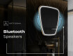 Neregulārais spogulis ar LED apgaismojumu, dekoratīvs dizains Z223 #6