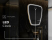 Neregulārais spogulis ar LED apgaismojumu, dekoratīvs dizains Z223 #8