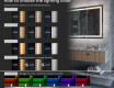 LED vannas istabas spogulis ar aizmugurējo apgaismojumu L193 #5