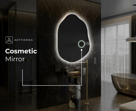 Neregulārais spogulis ar LED apgaismojumu, dekoratīvs dizains E221 #5