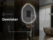 Neregulārais spogulis ar LED apgaismojumu, dekoratīvs dizains E221 #9
