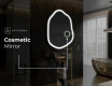 Neregulārais spogulis ar LED apgaismojumu, dekoratīvs dizains E222 #6