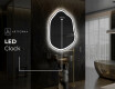 Neregulārais spogulis ar LED apgaismojumu, dekoratīvs dizains E222 #9