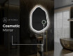 Neregulārais spogulis ar LED apgaismojumu, dekoratīvs dizains E222 #5