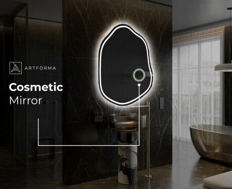 Neregulārais spogulis ar LED apgaismojumu, dekoratīvs dizains E223 #5